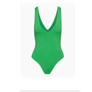 Babaton contour v-neck bodysuit
